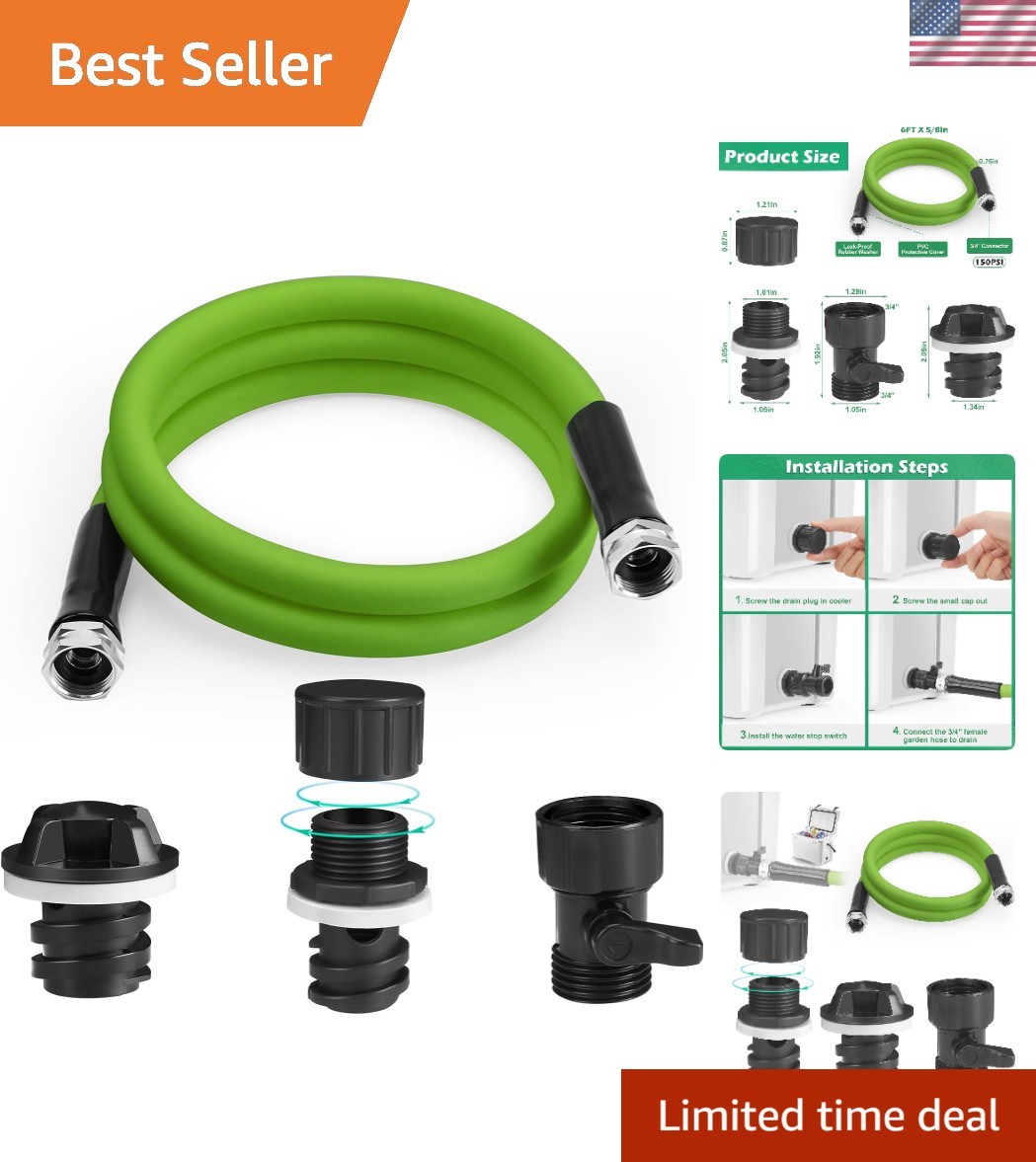 Ultimate Cooler Drain Plug Connection Kit for Yeti & Rtic - Easy & Reliable