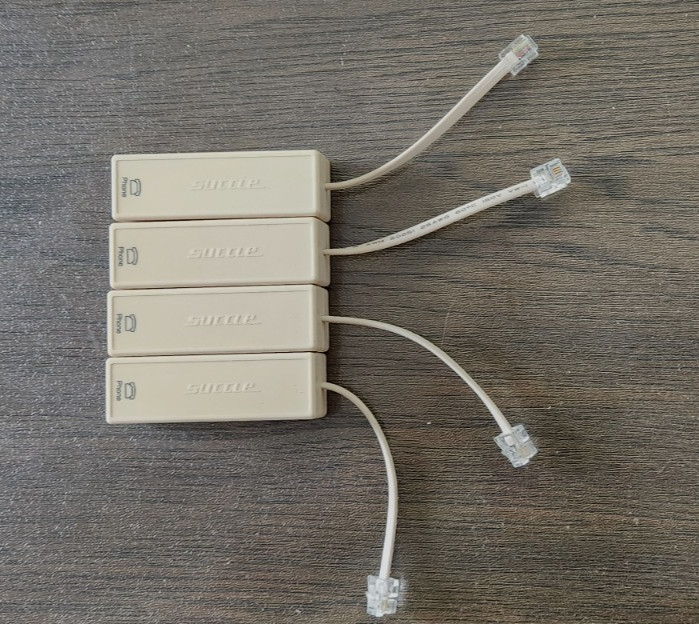 New And Used Single and Two-Line Conditioner DSL Phone Filters Lot of Seven