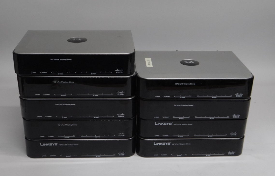 1 - Linksys Cisco SPA8000 VoIP 8-Port IP Telephony Gateway SPA8000