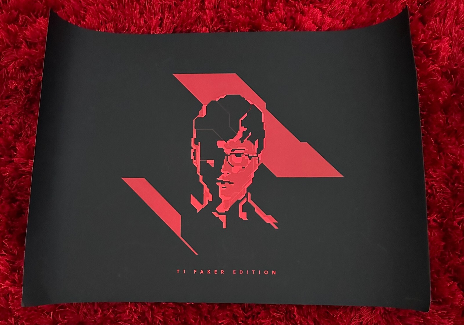 Odyssey G7 T1 Faker Edition Poster Original Red and Black 27.5'' x 19.4'' Poster