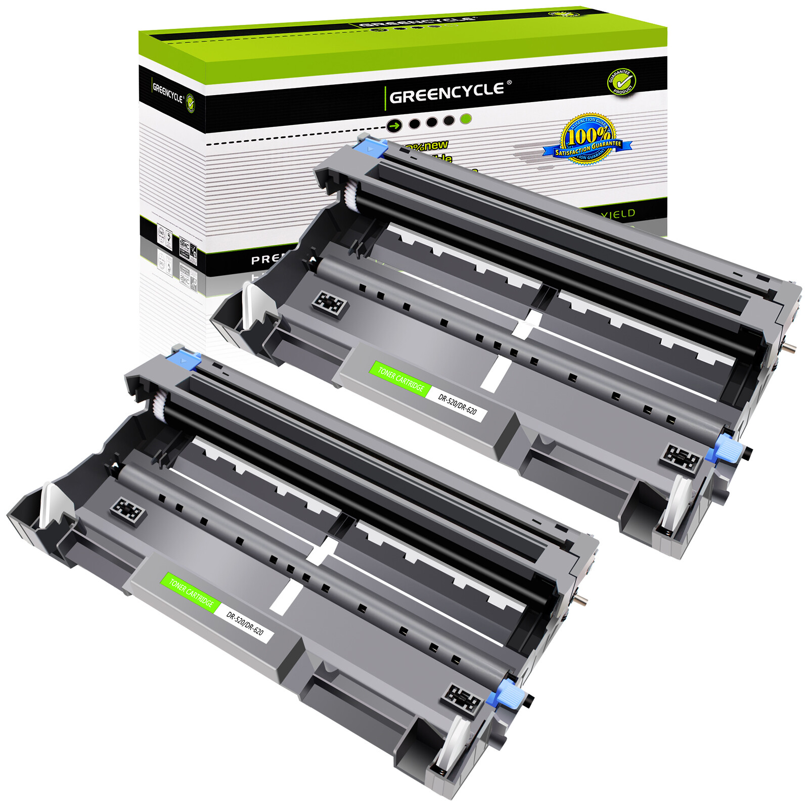 2PK DR620 Drum Unit Compatible For Brother MFC-8480DN MFC-8680DN MFC-8690DW