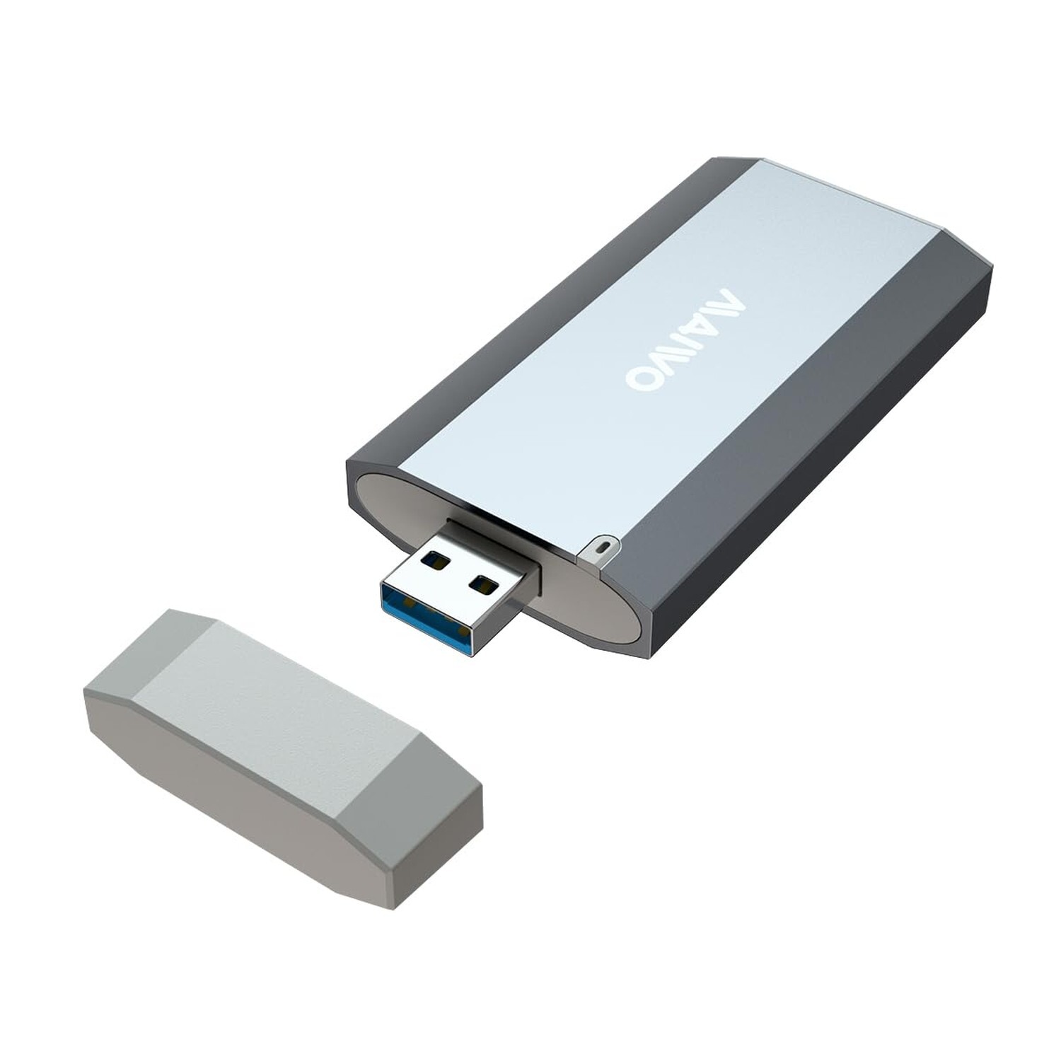 MAIWO USB 3.0 mSATA SSD Enclosure, 5Gbps External SSD Adapter (No Cable Requi...