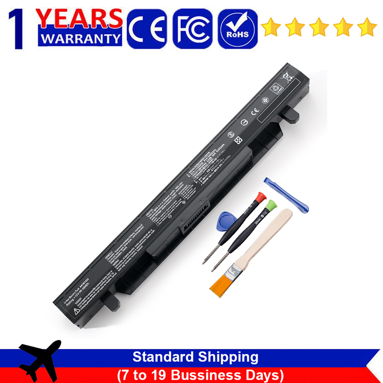A41N1424 Laptop Battery For ASUS ROG GL552VW GL552V GL552J FZ50V ZX50VW ZX50JX