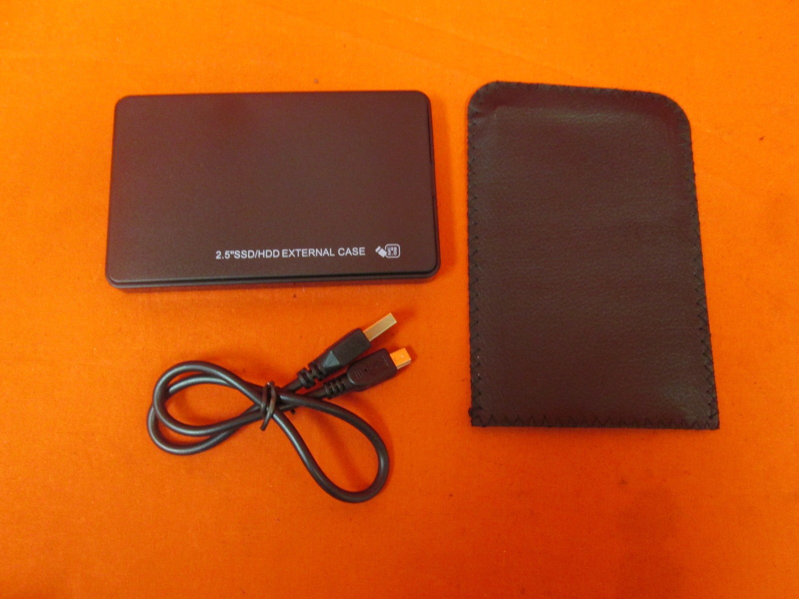 External 2.5 Inch 500 GB Hard Disc Drive USB 2.0 With Sheath Case Very Good 2295