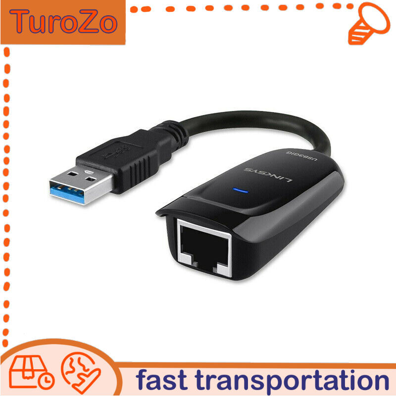 USB3GIGV1 1pcs Linksys USB to Wired Network Cable Adapter for MacBook Laptop