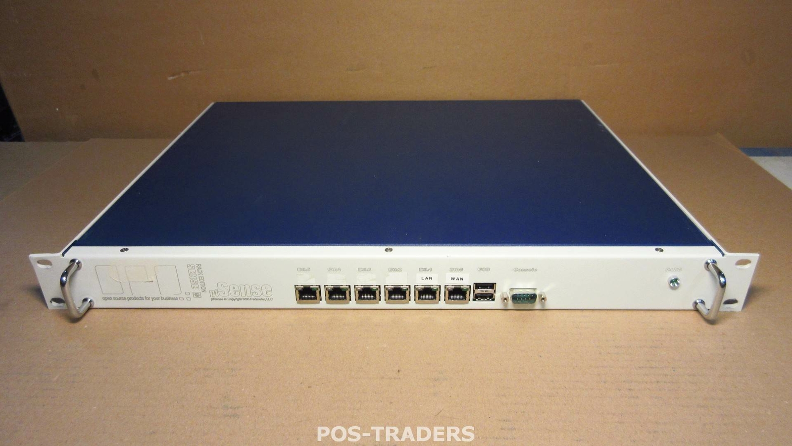 Deciso OPNSENSE QUAD CORE RACK - OPN-19001-R - 6-Port RJ-45 - 2x USB 1x Console