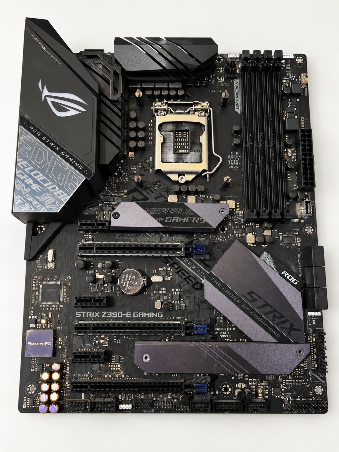 ASUS Rog Strix Z390-E Gaming LGA 1151 ATX Intel DDR4 Motherboard Used