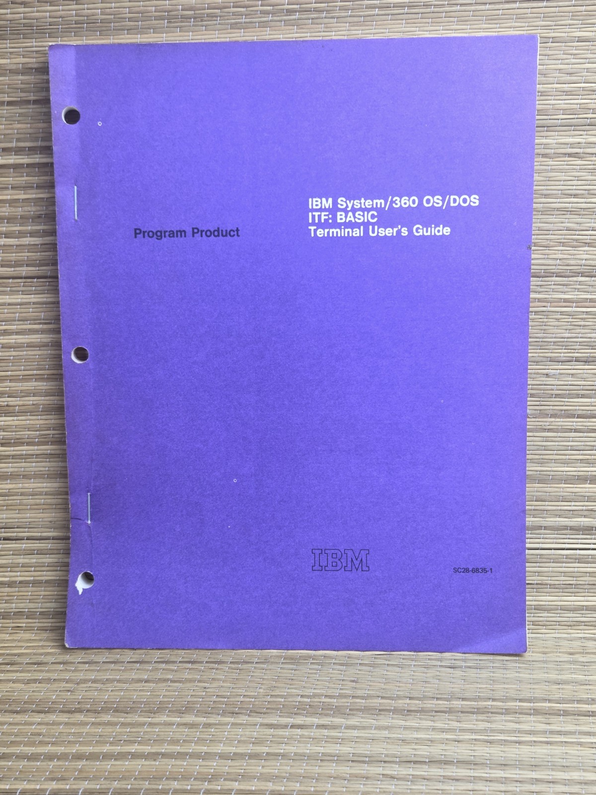 IBM System/360 OS/DOS ITF: BASIC Terminal User's Guide 2nd Edition 1970