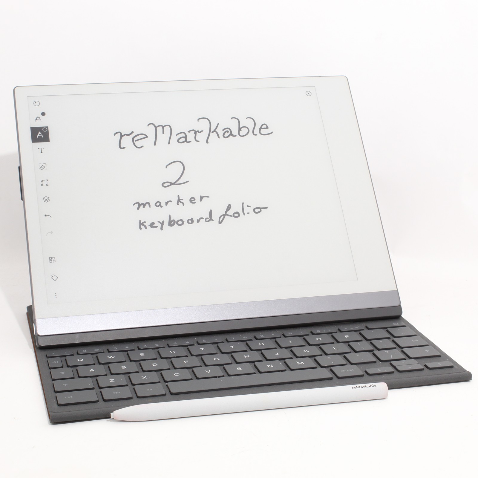 Excellent ReMarkable 2 Paper Tablet BUNDLE w/ Keyboard Folio and Marker