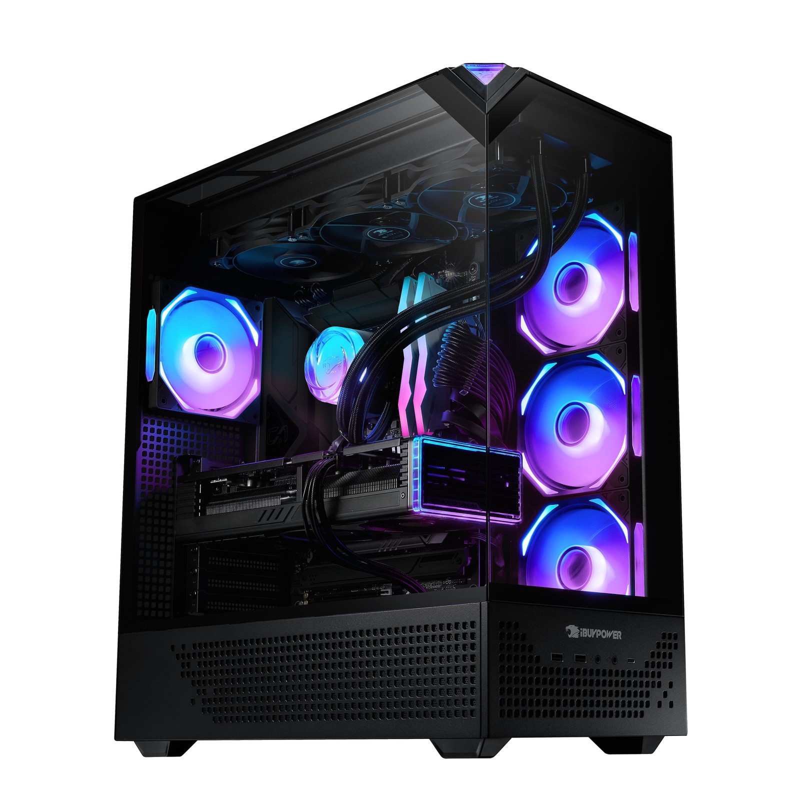 iBUYPOWER EPBA7N5701V21 Element Pro Gaming PC Ryzen 7 7800X3D 4.2GHz NVIDIA RTX
