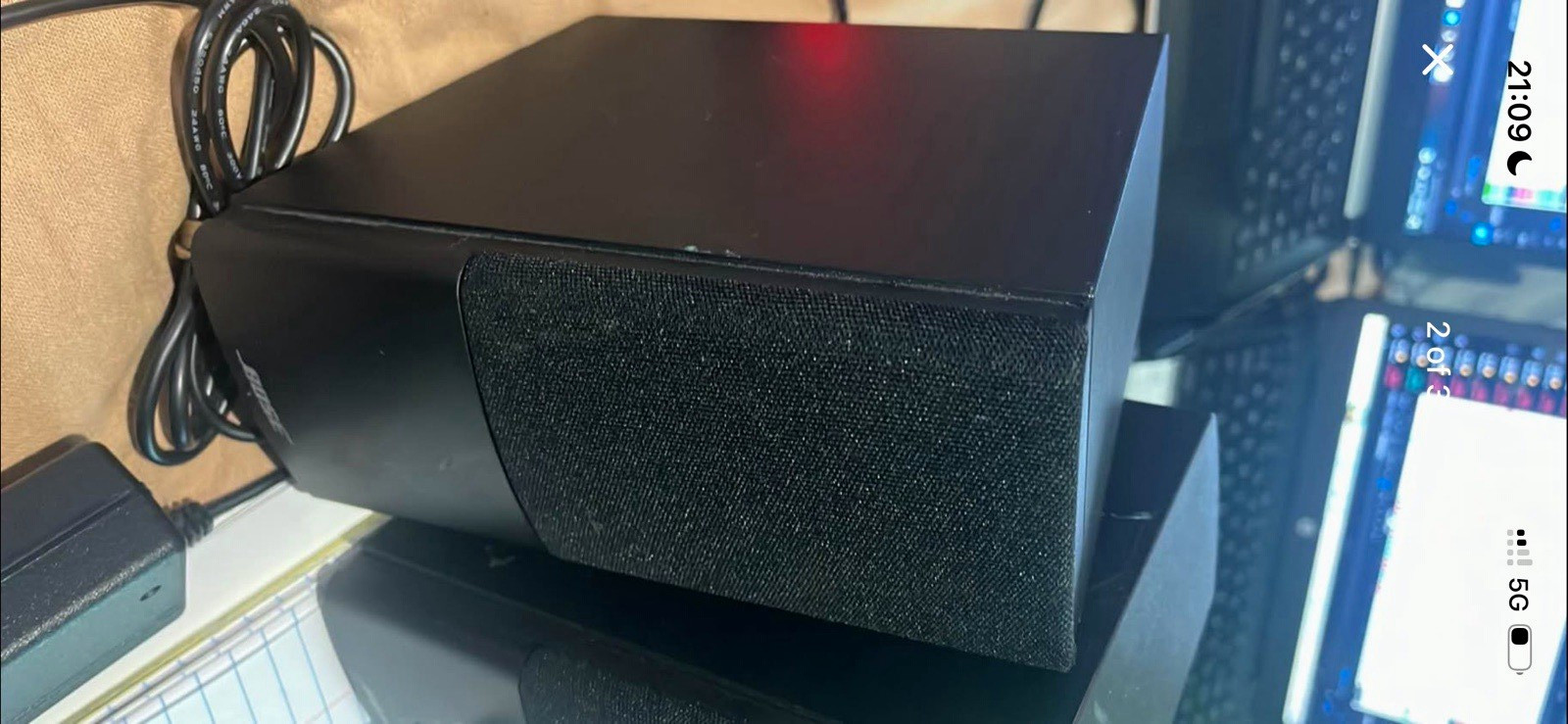 Bose Companion 2 Series III 2.0 Wired Computer Speakers 3.5mm Volume Black