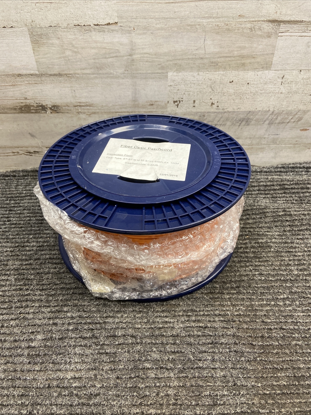 New Fiber Optic Cable Patch Cord ST-ST M.M 62.5/125 SIMPLEX 100M 