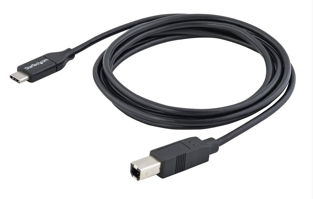 2m 6ft USB C to USB B Cable - USB 2.0 - USB Type C Printer Cable