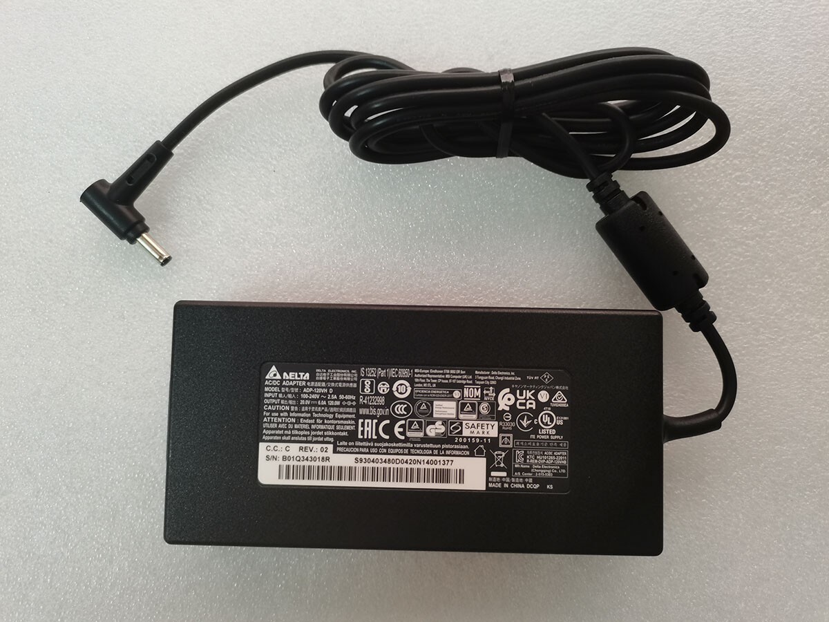 For MSI Cyborg A15 AI B2HWEKG-005US Genuine Delta 20V 6A 4.5mm 120W ADP-120VH D