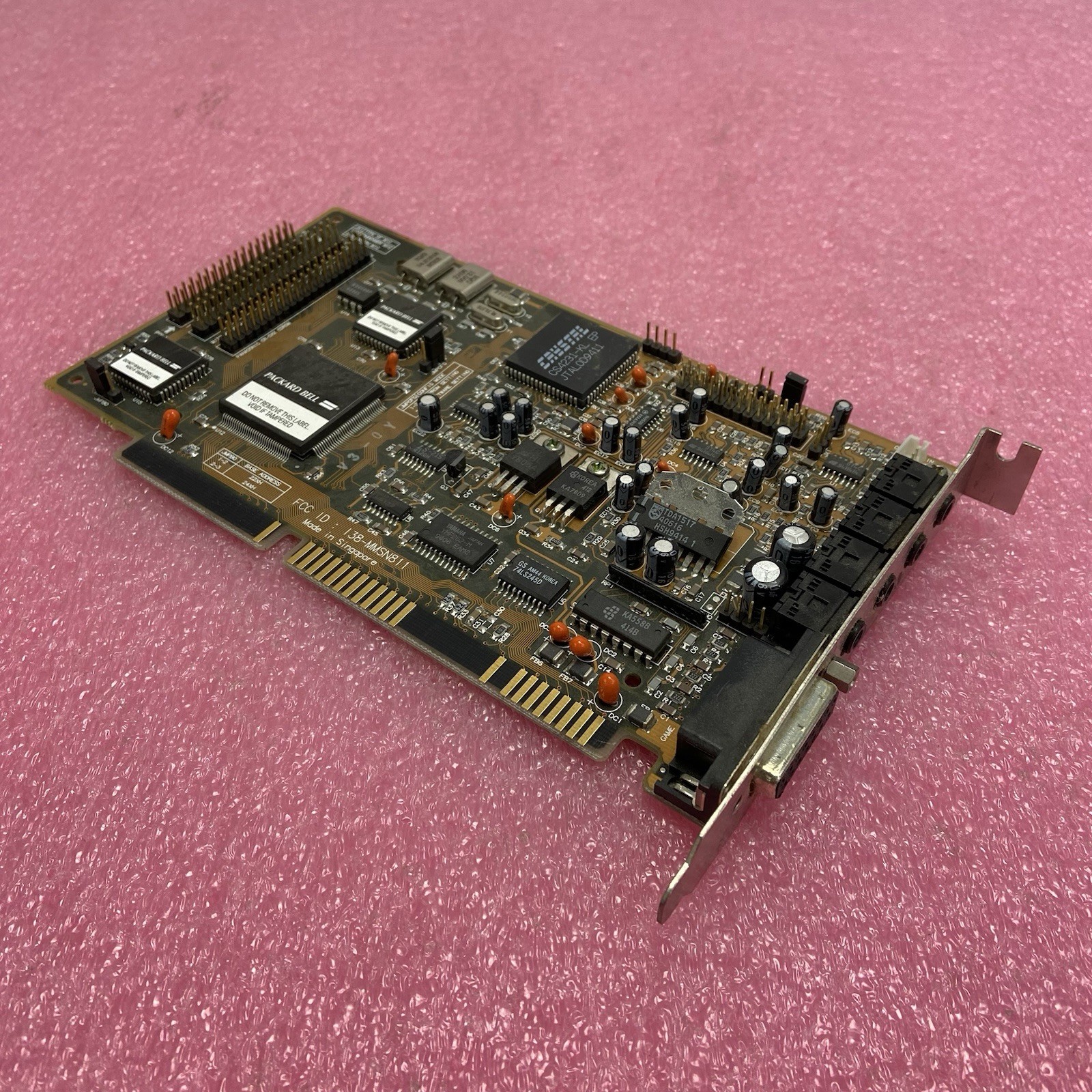 Packard Bell Modem / Sound Card - FCC ID: 138-MMSN811