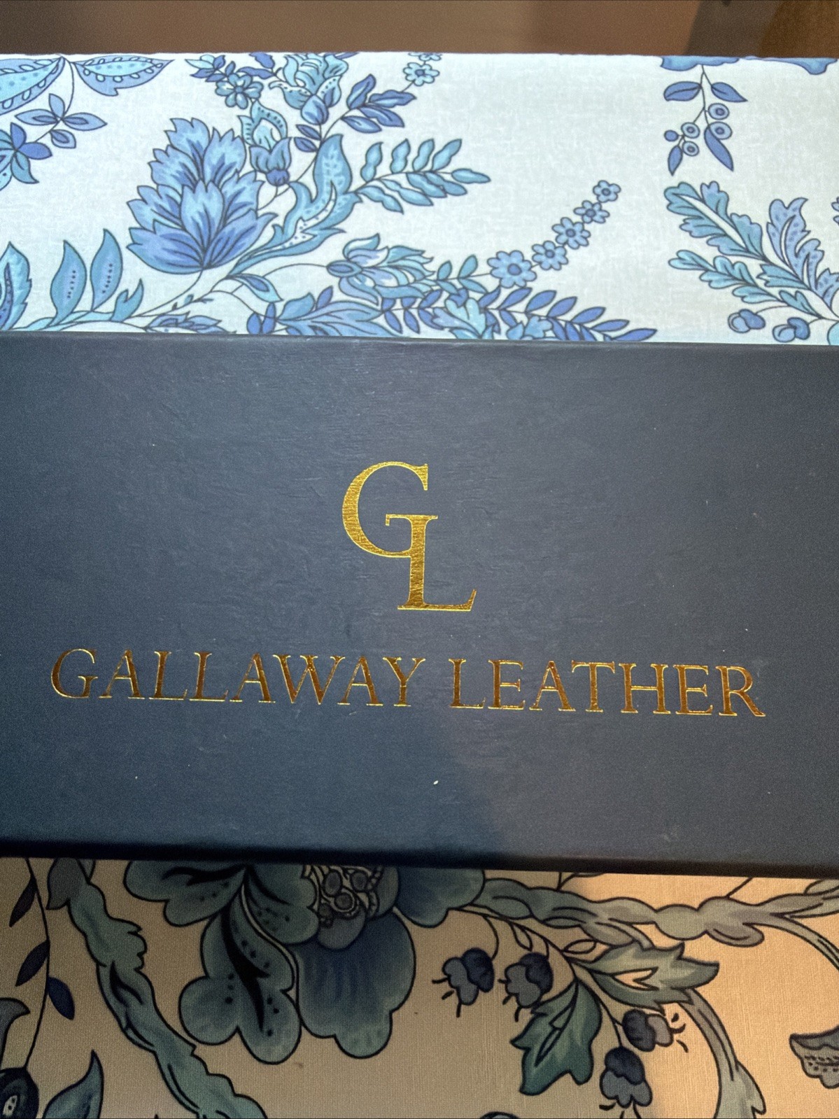 Gallaway Large Leather Mat for Office Desk 36" x 17", Brown