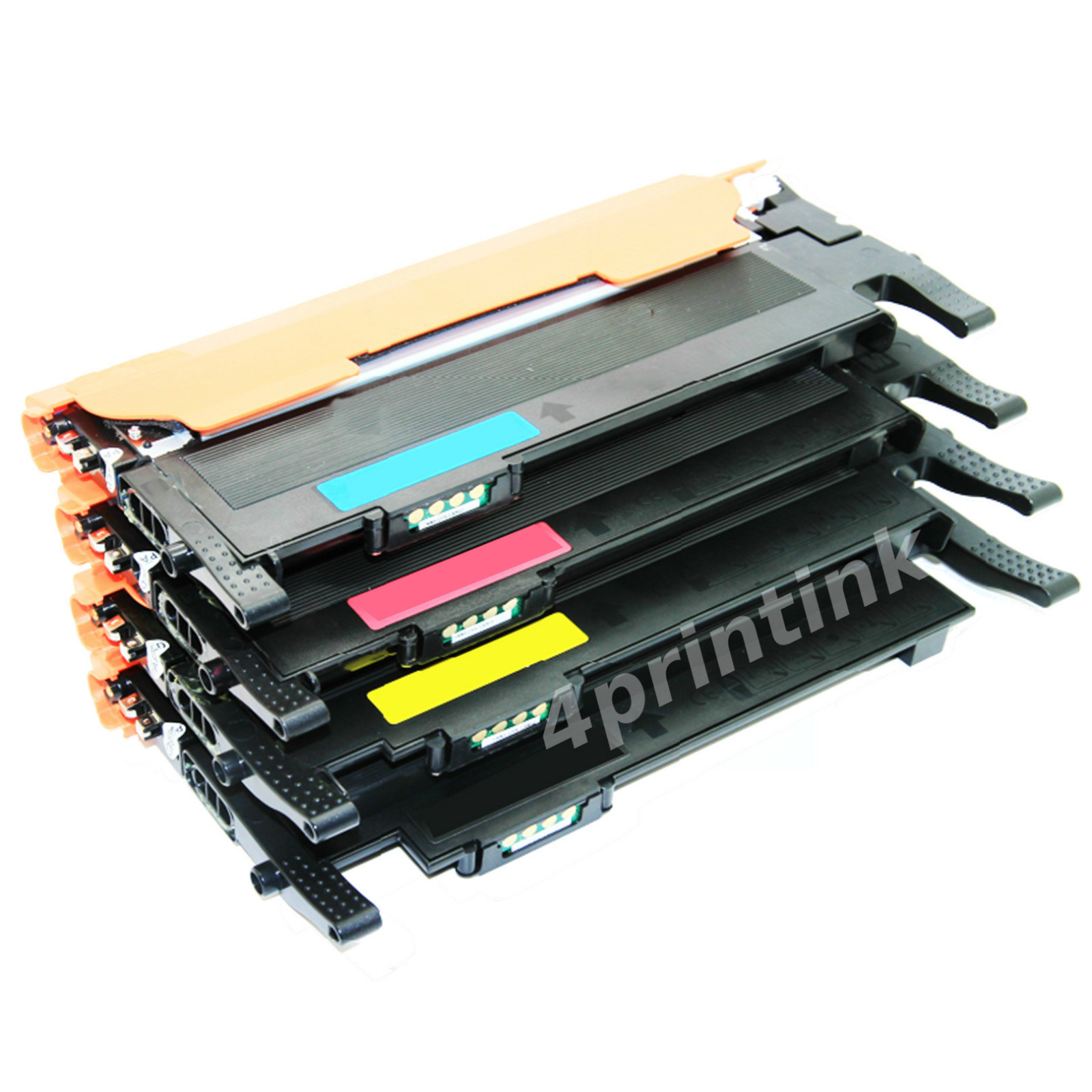 4 Pack CLT-K406S C406S M406S Y406S Toner Set Fits Samsung CLP-365W CLX-3305FW