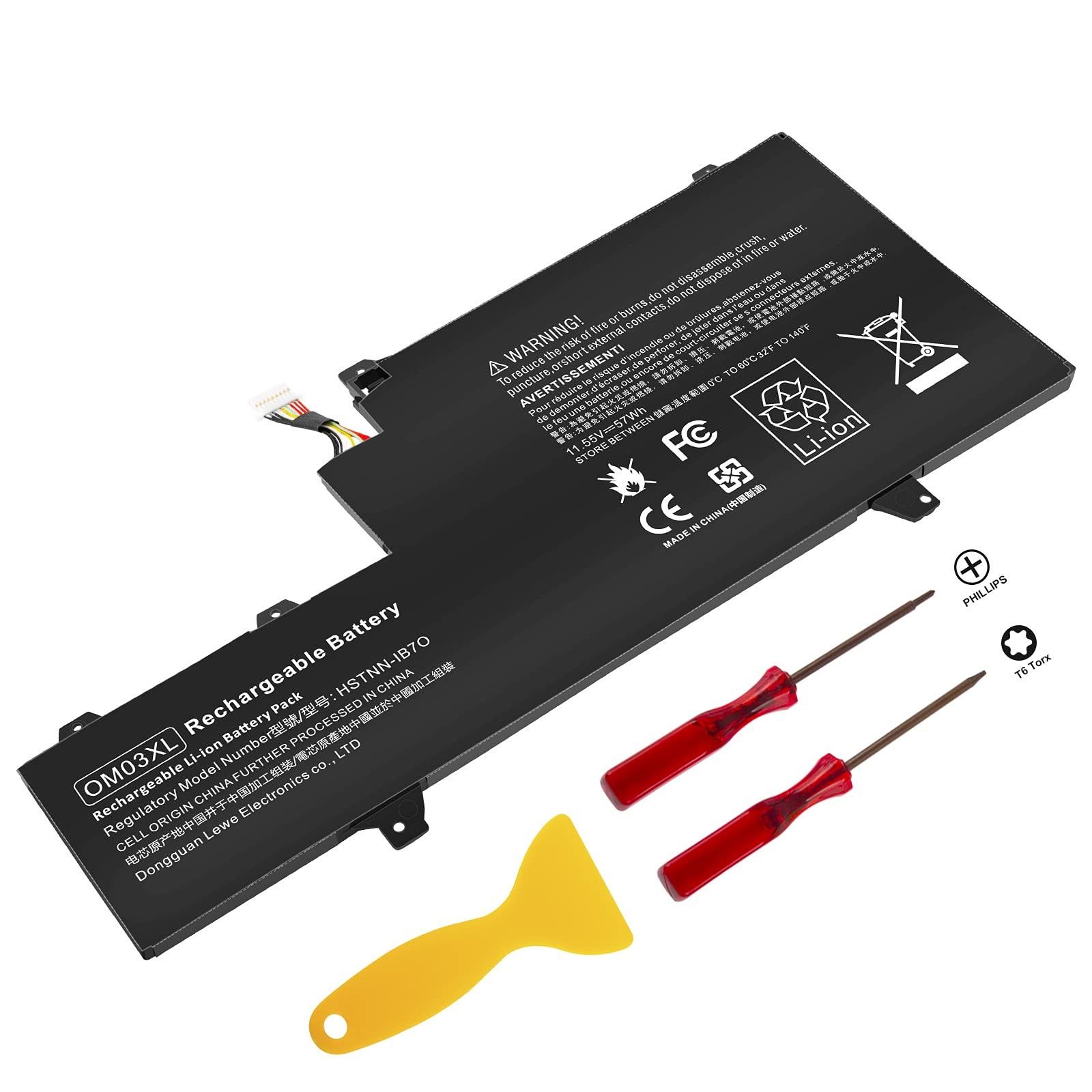 Tree.Nb Laptop Battery For Hp Elitebook X360 1030 G2 Om03Xl Omo3Xl Om03057Xl
