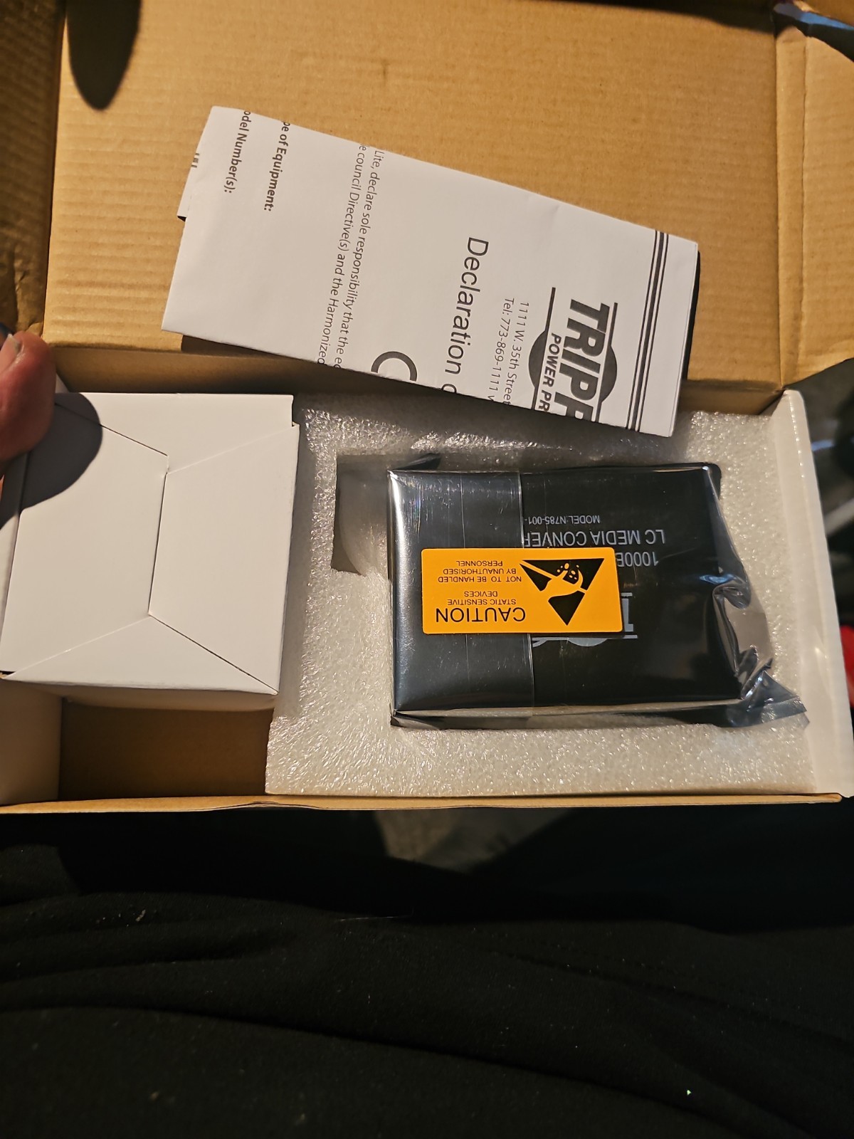 Tripp Lite N785-001-LC-MM Gigabit LC Multimode Fiber Media Converter 550M