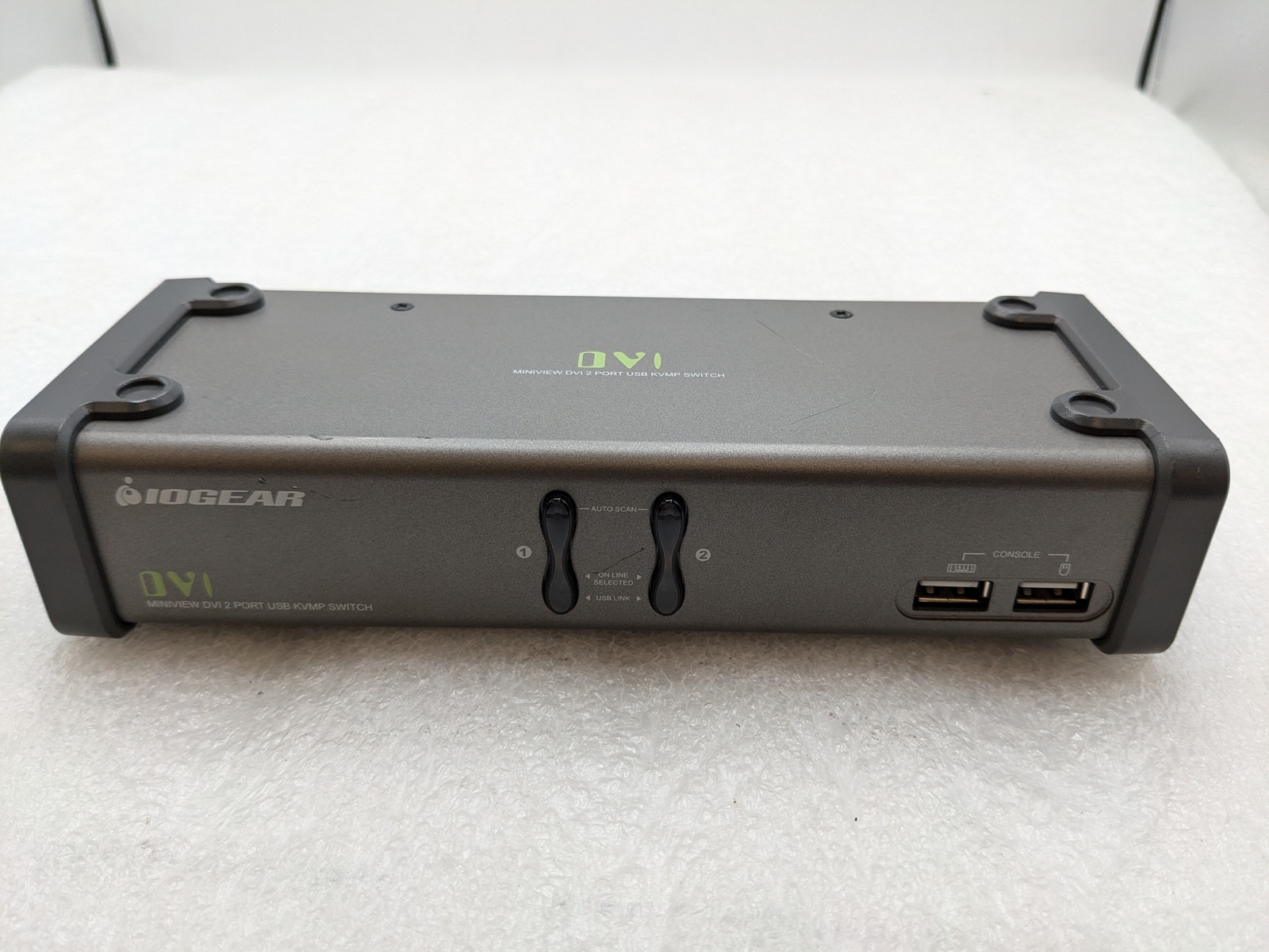 IOGEAR GCS1102 - 2-Port DVI KVM & Peripheral Sharing Switch NO AC - Free S/H
