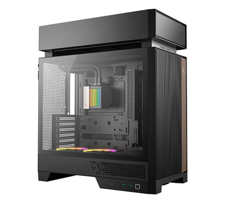 DeepCool CL6600 Innovative Compamentalized Compact ATX Case Pre-installed