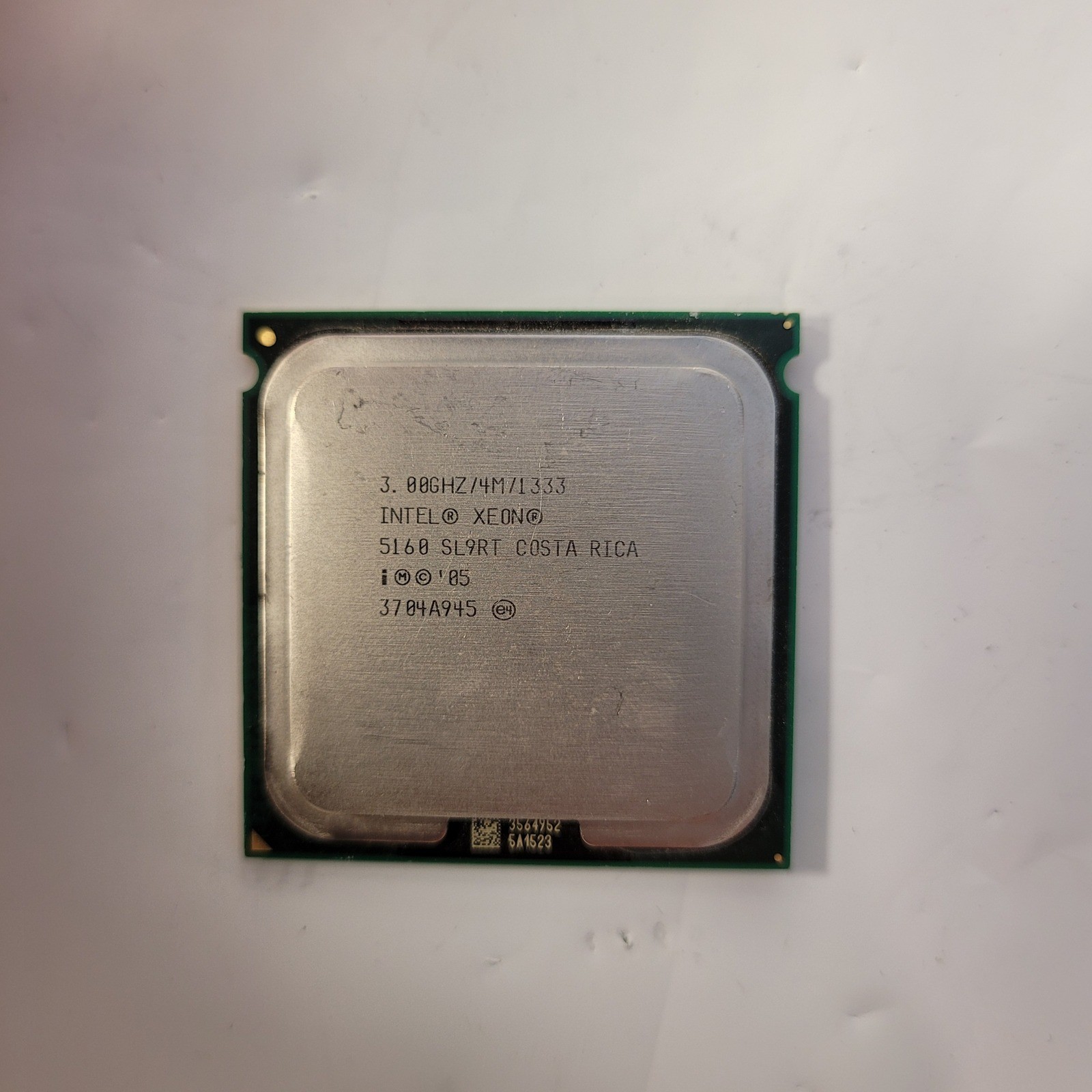 Intel Xeon 5160 CPU Processor 3.00GHz 4M 1333 SL9RT LGA771 Woodcrest Dual Core