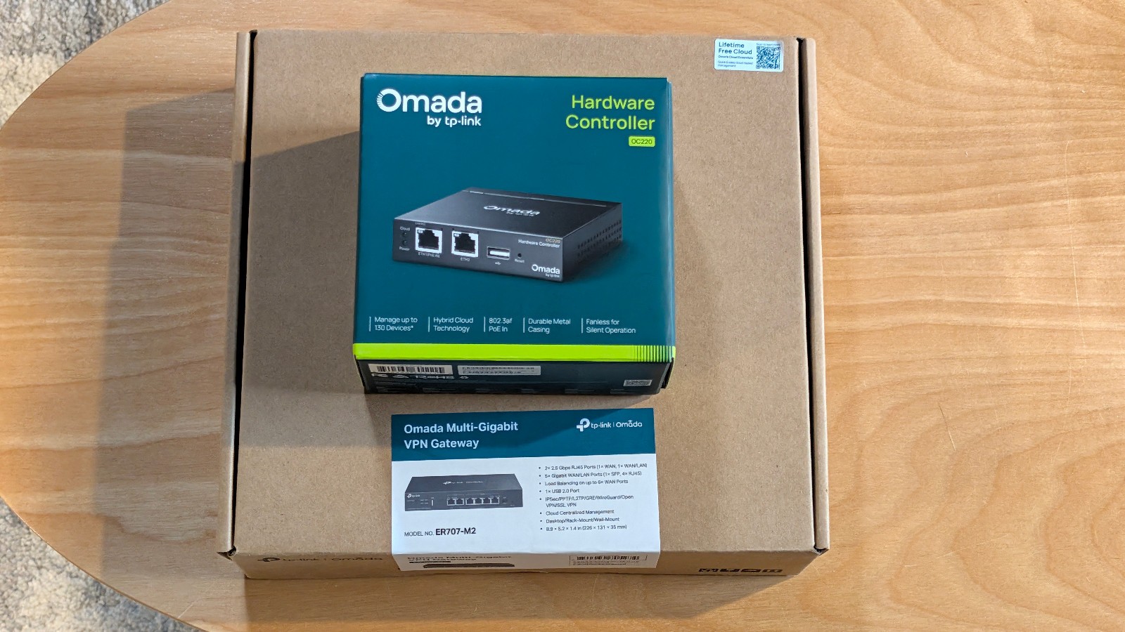 TPLink Omada OC220 Controller with ER707M2 MultiGigabit VPN Router Bundl G1N