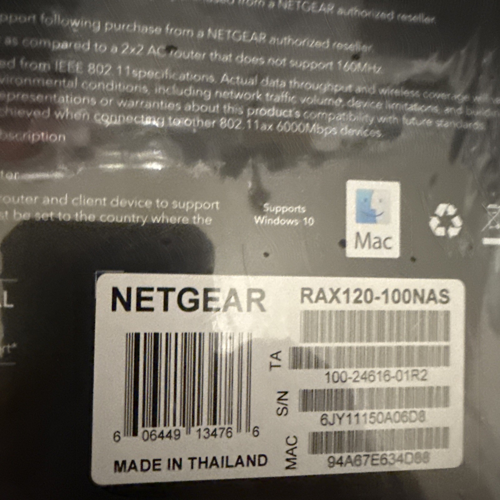 NETGEAR Black Nighthawk AX6000/AX12/12 WiFi Mesh System AX6000