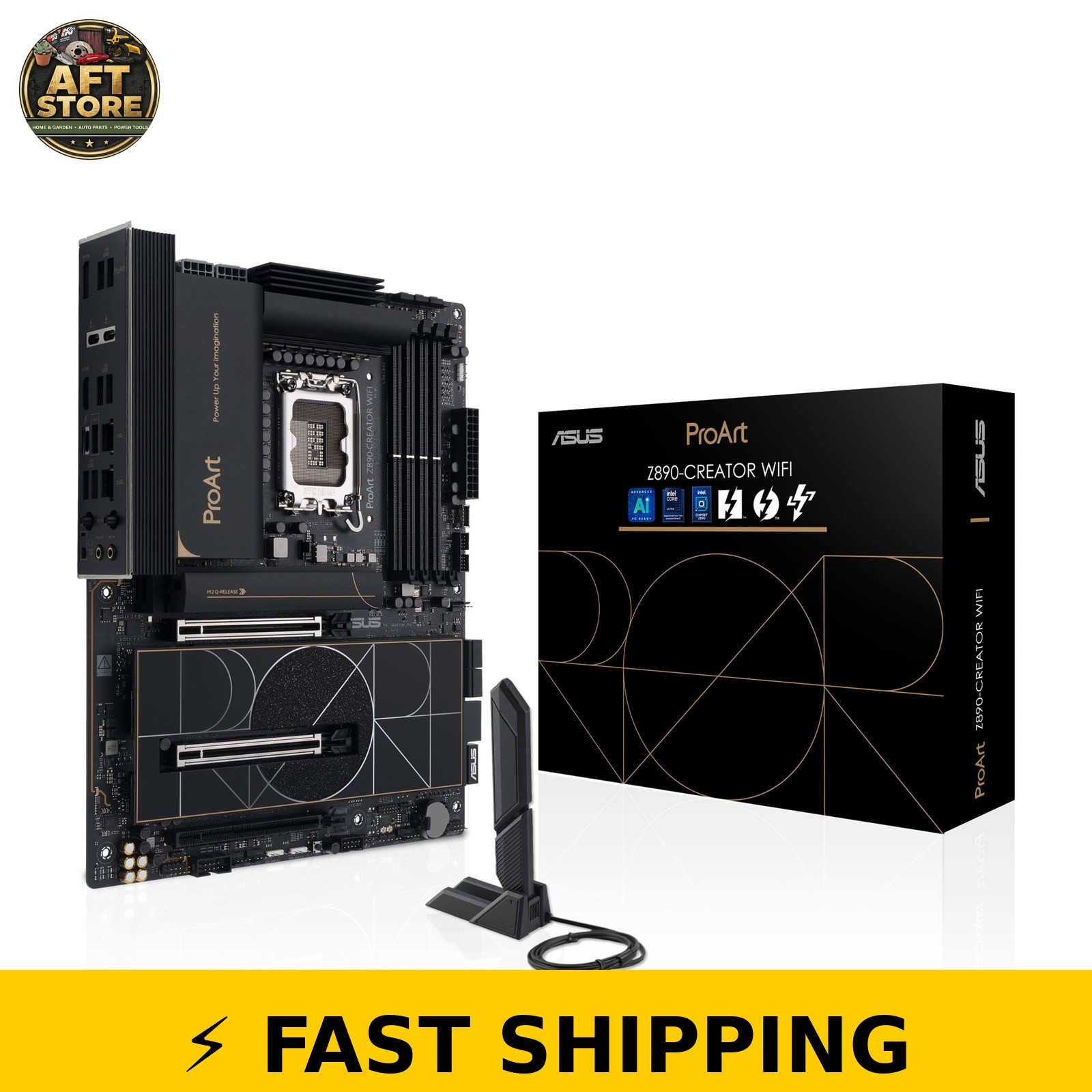 ASUS ProArt Z890-CREATOR WIFI Motherboard - AI Ready, PCIe 5.0, WiFi 7