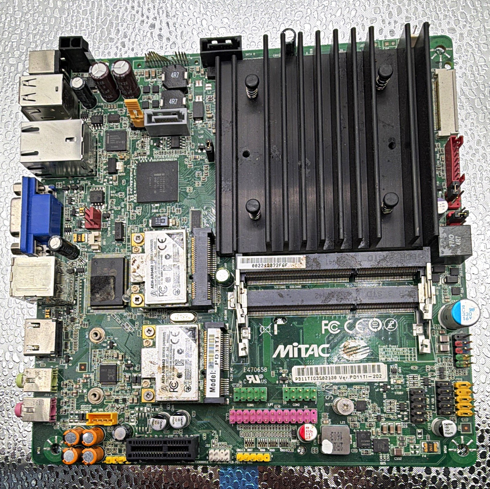 MiTAC PD11TI1 Mini-ITX LGA1151 DDR4 Motherboard HDMI VGA USB 3.0 M.2