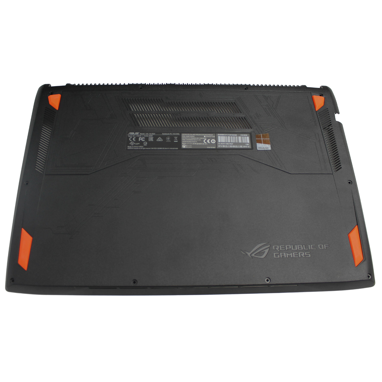 90NB0AP1-R7D010 ASUS BOTTOM BASE COVER GL502V SERIES  "GRADE A"