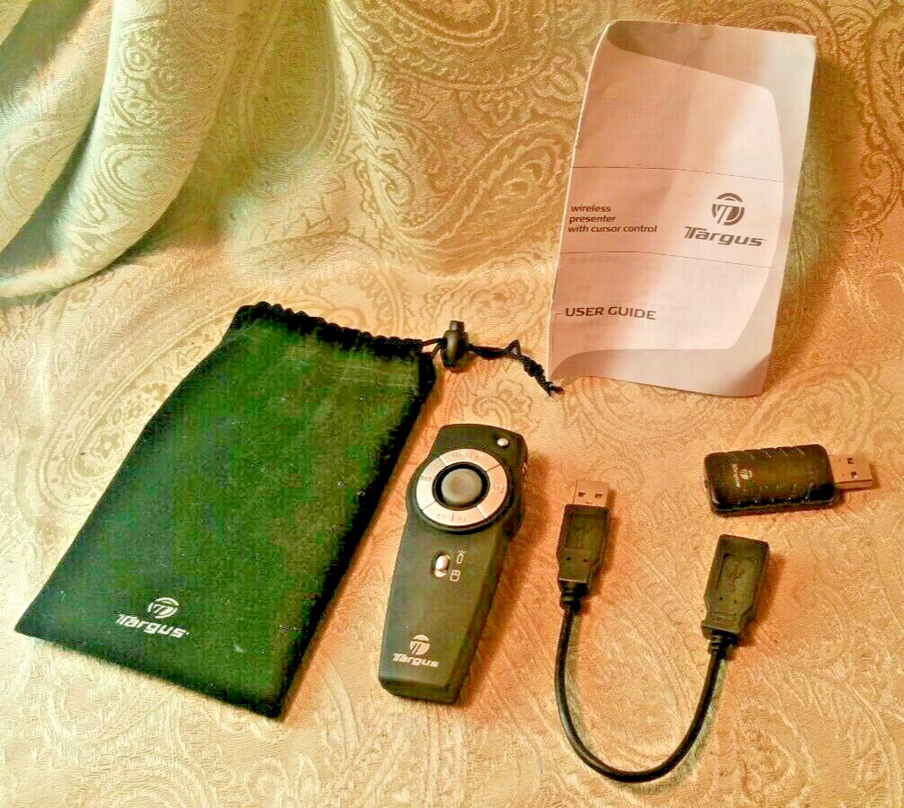 Targus PAUM30U Notebook Wireless Presenter Cursor Control Laser Pointer 
