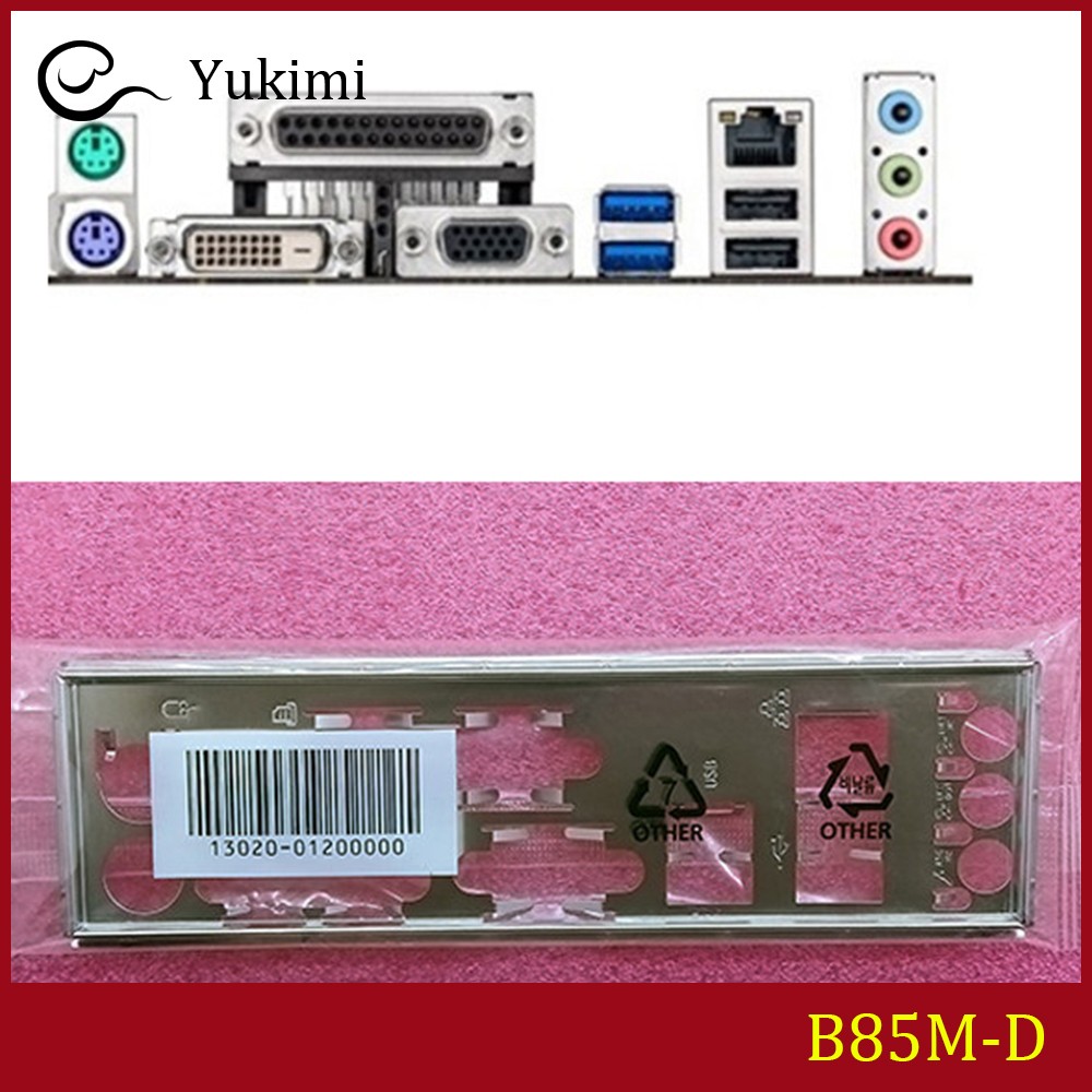 NEW FOR ASUS B85M-D Ｍotherboard I/O Shield Backplate
