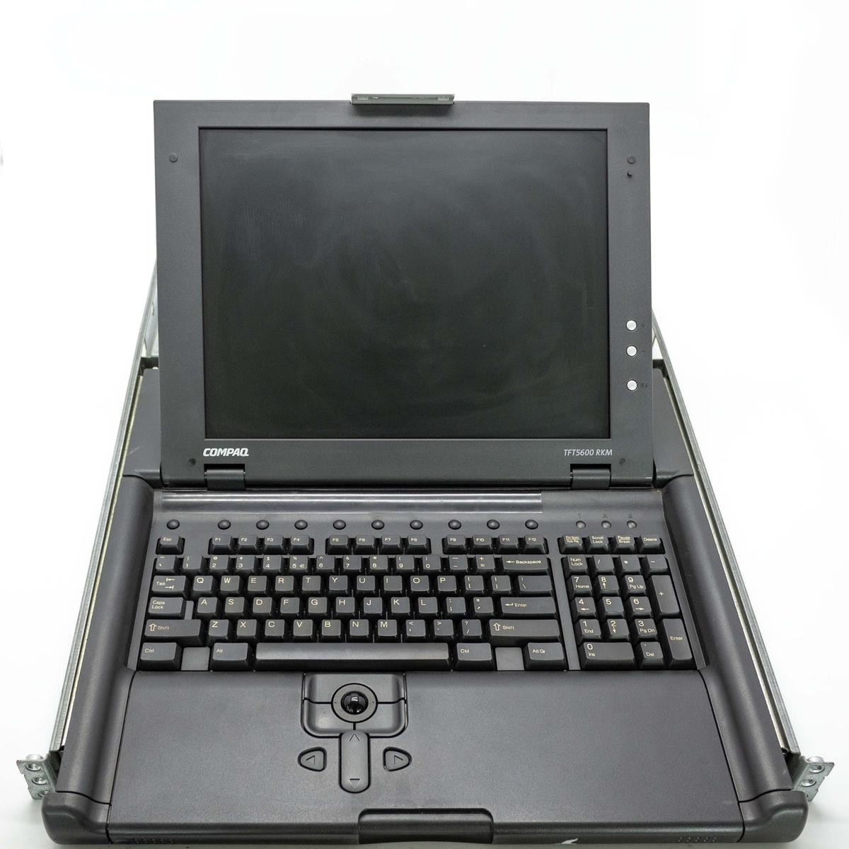 HP Compaq Tft5600 15" Console Rack KVM Keyboard with Mouse PS/2 Rackmount 1 Qty