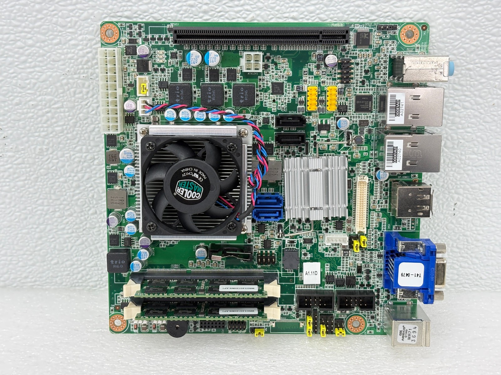 THERANOS 42-01591 / Advantech AIMB-273 Mini-ITX Industrial Motherboard w 8GB RAM