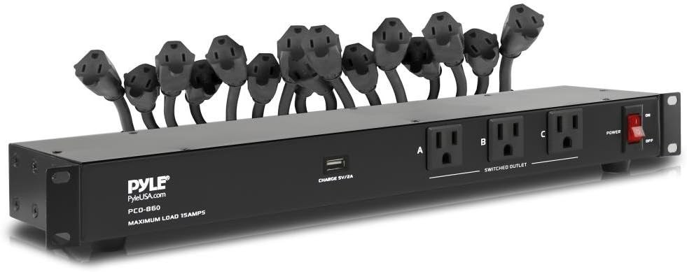 19-Outlet 1U 19" Rackmount PDU Power Distribution Unit