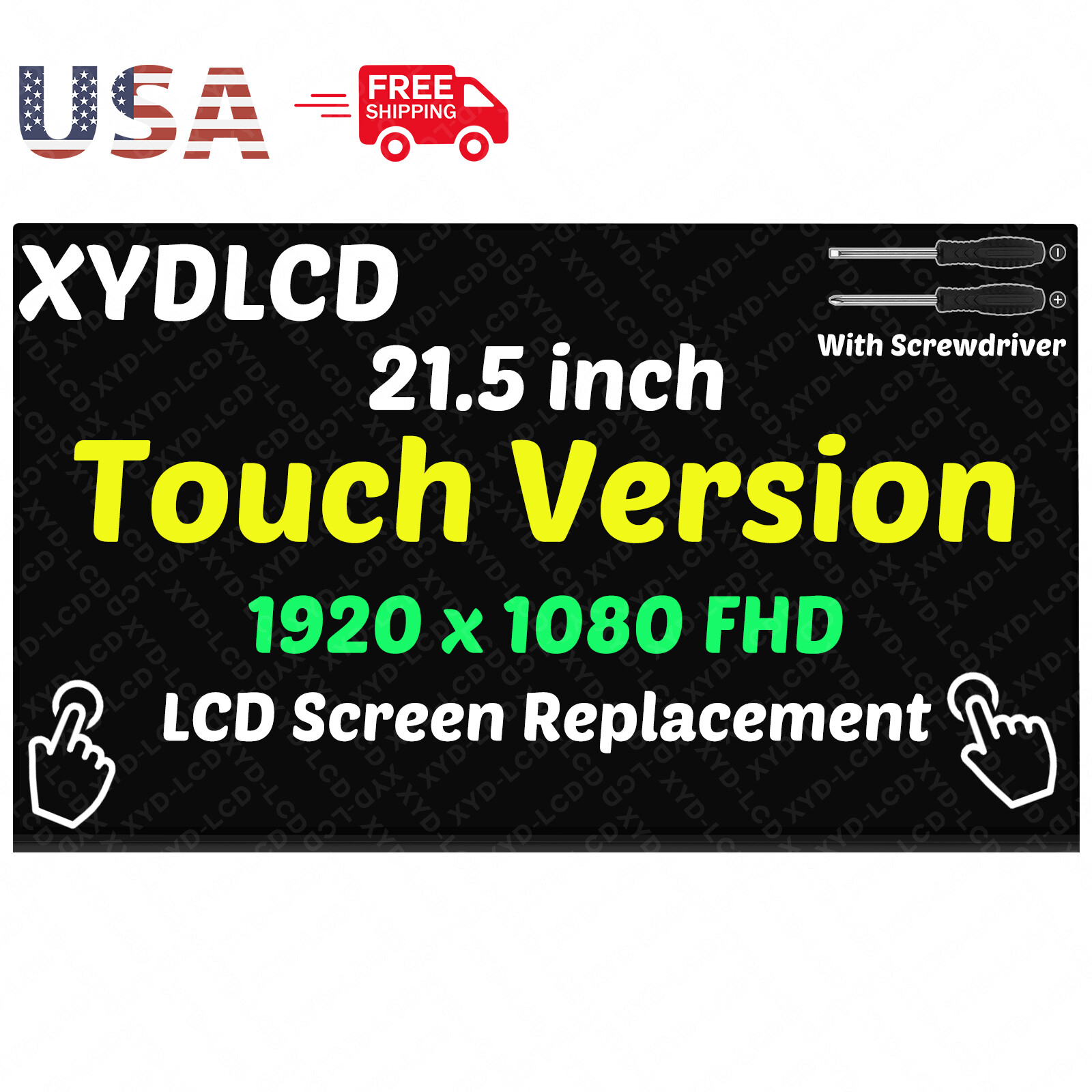 New 21.5" LM215WFA-SSA2 LM215WFA(SS)(A2) LCD Touch Screen Display Replacement A+