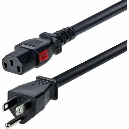 StarTech 10FT-LC15A-POWERCORD 10ft (3m) Heavy Duty Power Cord - Black