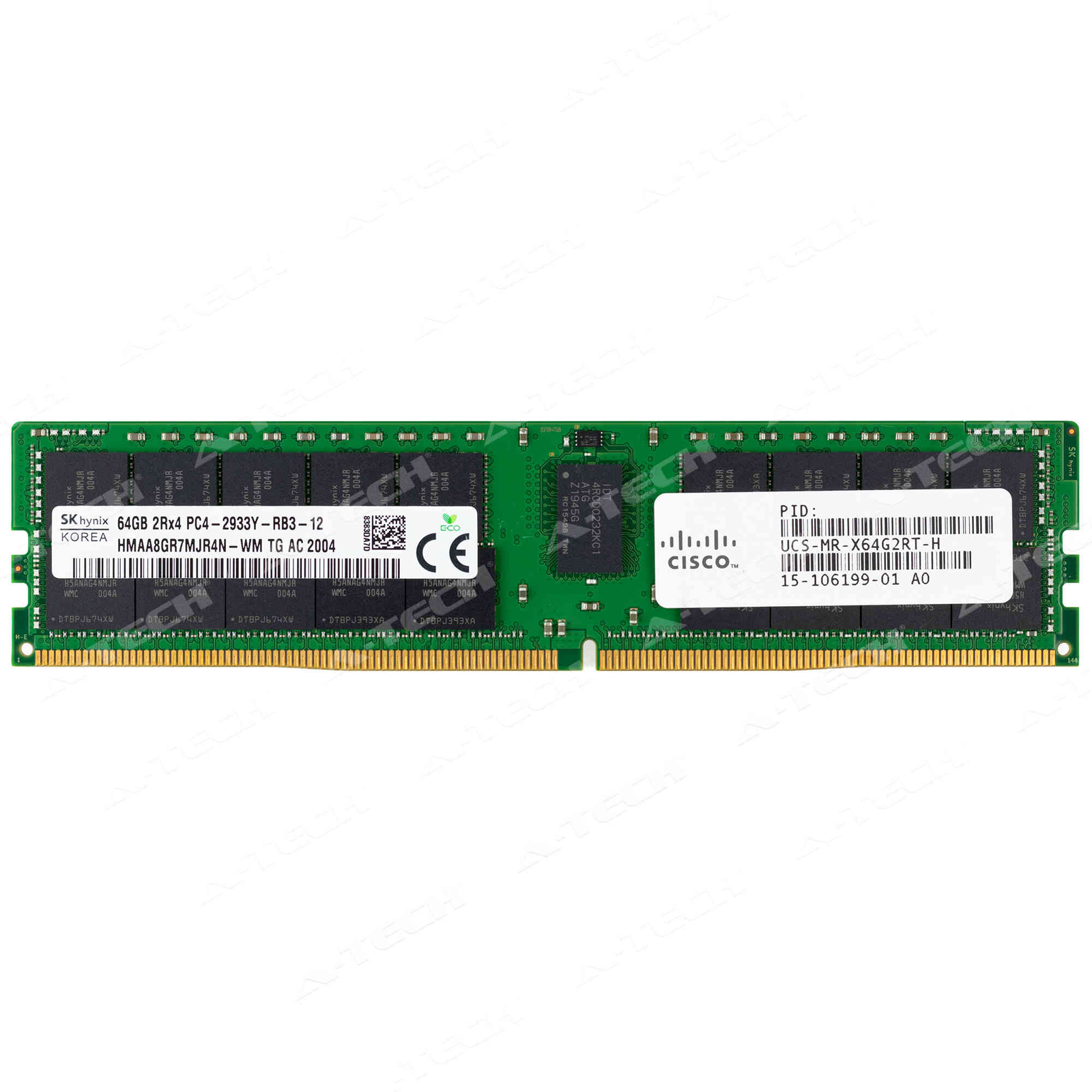 Cisco 64GB DDR4-2933 REG RDIMM UCS-MR-X64G2RT-H 15-106199-01 Server Memory RAM