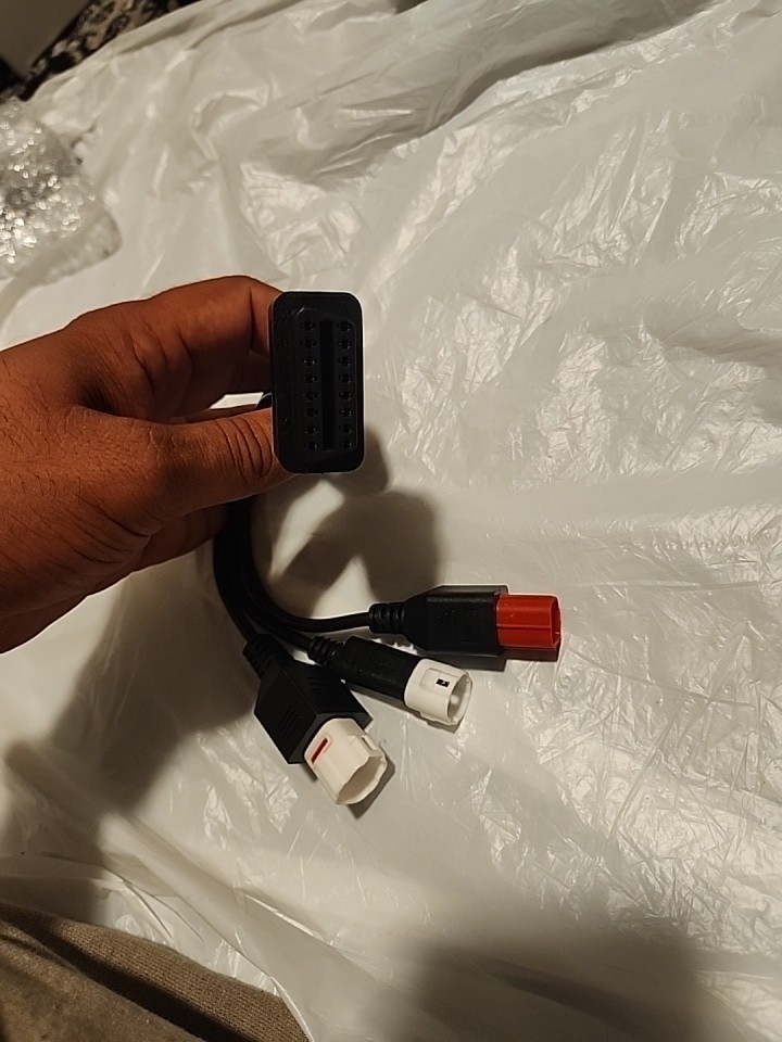1 Pcs 3 in 1 OBD2 Diagnostic Cable 16 Pin OBD2 Adapter to 3/4/6 Pin Cable