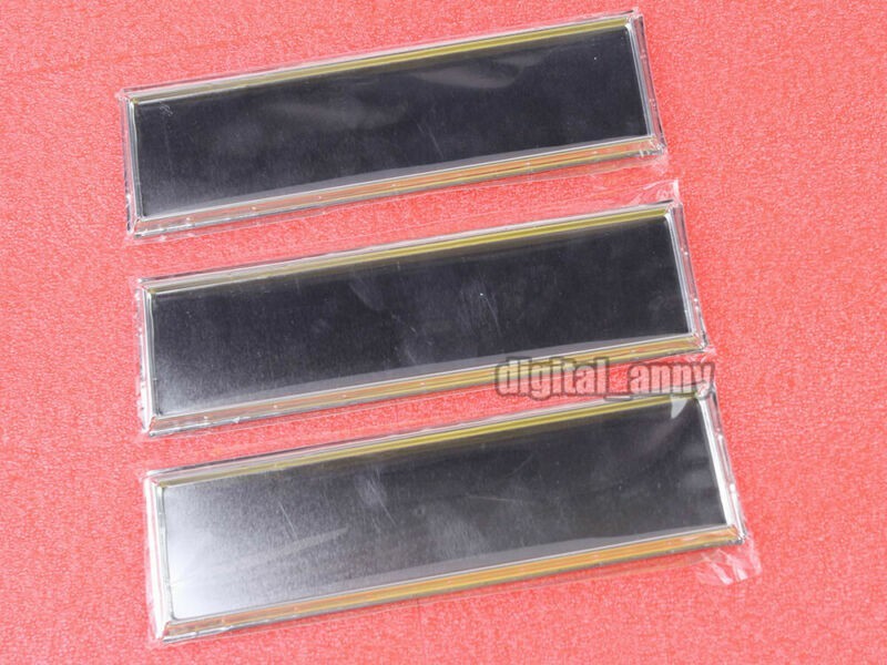 3 Pack I/O Shield No Any Opening Blank Backplate For All Motherboard DIY