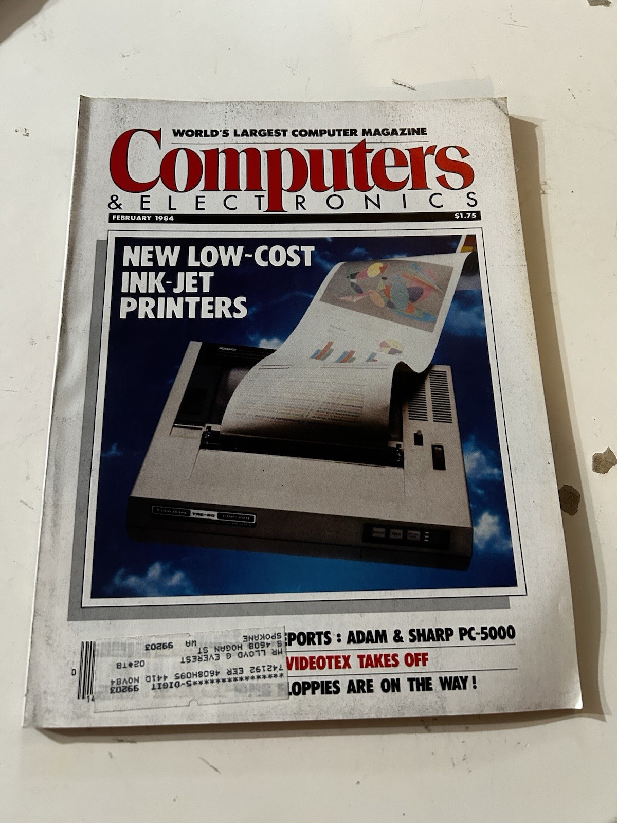Computers & Electronics Magazine August 1984 Heath Zenith PC Vintage
