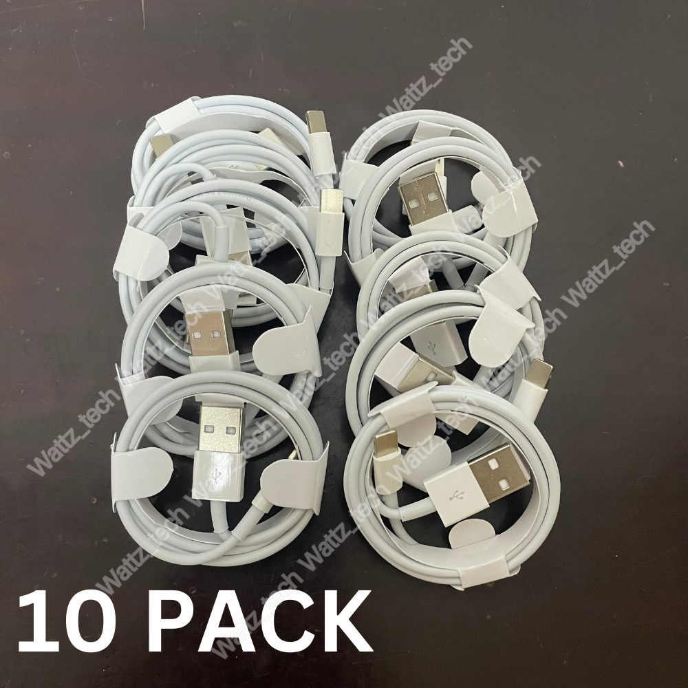10Pack Fast Charger Cable USB Charging Cord Lot For iPhone X 11 12 13 14 Pro Max