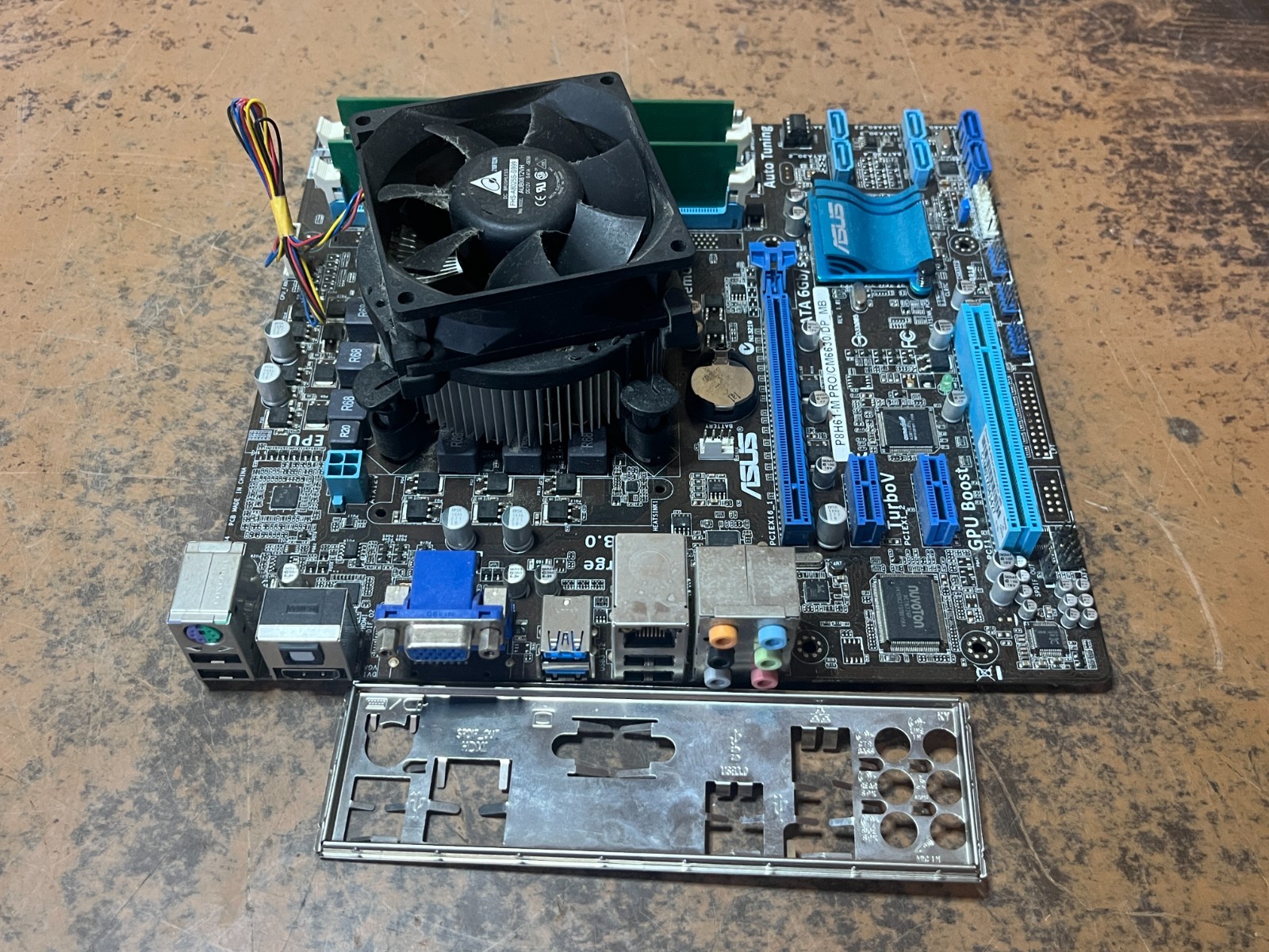 ASUS P8H61-M PRO/CM6630/DP_MB-Motherboard w/ i3 CPU 8GB DDR3 Ram MicroATX