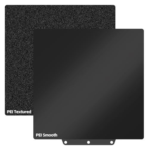 PEI Build Plate 235mm for 3D Printer, Double Sided Smooth/Textured Sheet