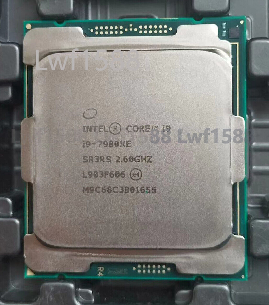 Intel Core X series i9-7980XE 2.6GHz 18-Core 24.75mb lga-2066 x299 CPU processor