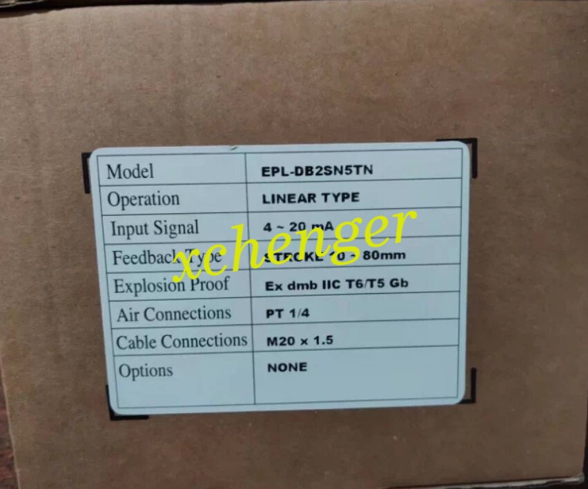 1PC  PG POWER-GENEX Valve Positioner EPL-DB2SN5TN new via FedEx or DHL