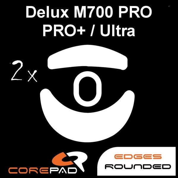 Corepad Skatez Delux M700 PRO / PRO+ / Ultra mouse feet mouse glider PTFE Teflon