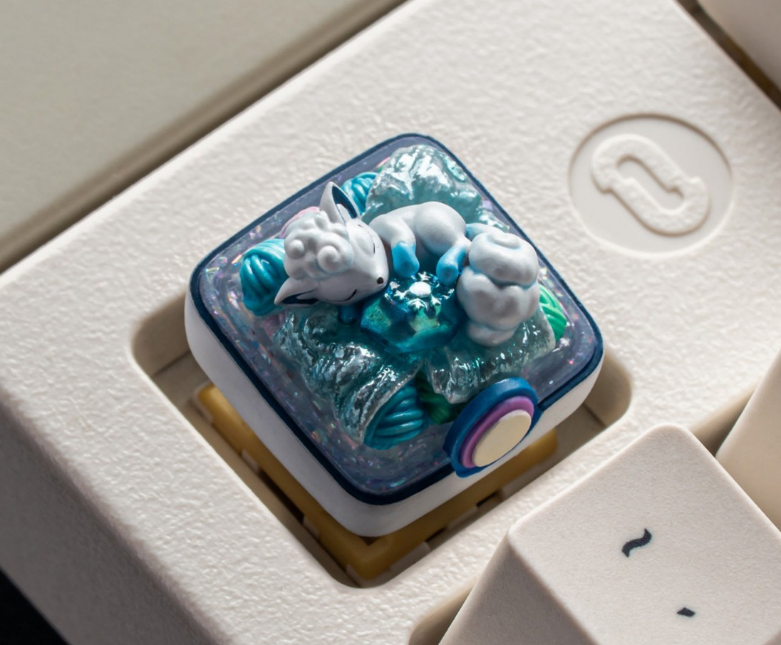 S-Craft Pokemon Artisan Keycap Set : Dreamy Vulpix