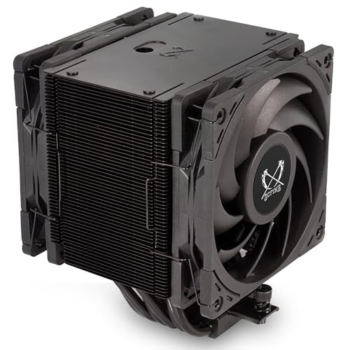 Scythe SCMG-6000DBE Side Flow CPU Cooler MUGEN6 Black Edition Dual Fan 6 mm